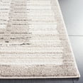 thumbnail image 3 of SAFAVIEH Jade Jermaine Striped Polyester Area Rug, Ivory/Beige Black, 8' x 10', 3 of 7