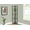 taupe#3, variant on Display Shelves Bookshelf, Bookcase, Etagere, Corner, 4 Tier, 60"h, Office, Bedroom, Black Marble Look Laminate, Black Metal, Contemporary, Modern,Shelving Units