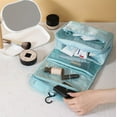 thumbnail image 4 of Hanging Travel Toiletry Bag - Portable Makeup Organizer for Women Ideal Cosmetic Storage Solution with Sturdy Hook for Efficient Bathroom Organization, 4 of 6
