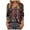 Hot Pink_1, variant on Towmus Womens Blouses Boho Floral Printed 3/4 Sleeve Shirts Business Work Shirt Dressy Casual Loose Tops
