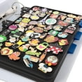 thumbnail image 3 of Enamel Pin Display Pages (1 PK) - Display and Trade Your Disney Collectible Pins in Any 3-Ring Binder - Pages Lay Flat with Pinbacks and NO Sagging! (Black - Pins Not Included), 3 of 7