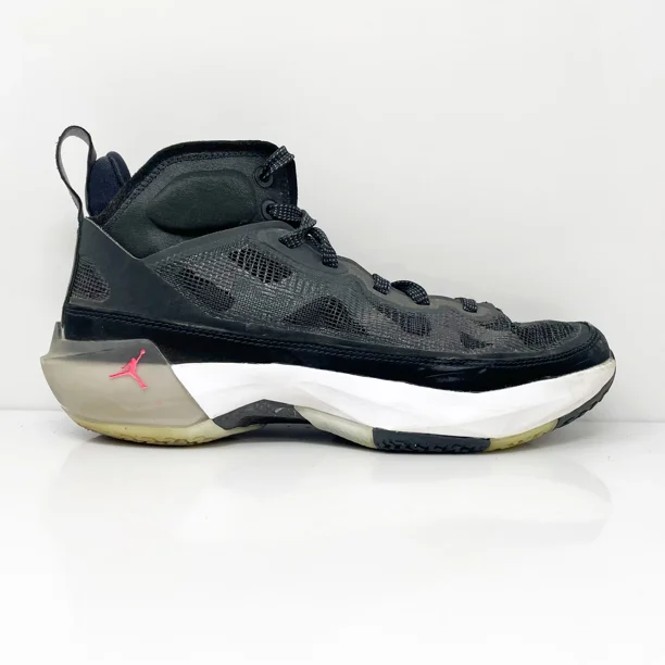 Ni - ke Ni - ke Boys Air Jordan 37 DD7421-091 Black Basketball Shoes Sneakers Size 5Y