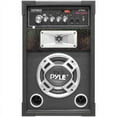 thumbnail image 6 of Pyle Dual 600 Watt Disco Jam Powered Two-Way PA Speaker System w/ USB/SD Readers, FM Radio, 3.5mm AUX Input & DJ Flashing Lights, 6 of 6