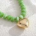 thumbnail image 5 of Leaf Resin Chunky Beaded Necklace for Women, Simple Modern Style Necklace Jewelry Accessory, 5 of 6