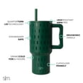 thumbnail image 2 of Simple Modern 30 fl oz Insulated Stainless Steel Trek Tumbler with Straw Lid | Trees, 2 of 10