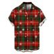 thumbnail image 2 of Blusa y camisa de manga corta con cuello vuelto para hombre, blusa informal de moda con cuello vuelto, blusa estampada de manga corta con botones, blusa de poliéster para hombre, 2 of 5