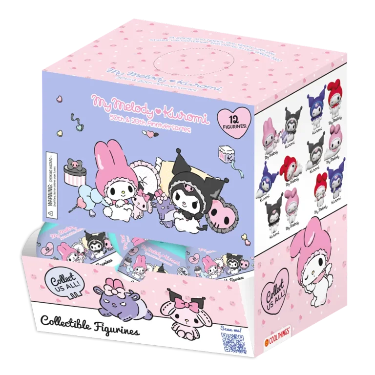 Sanrio My Melody and Kuromi Mystery 2-pack Mini Figures - Walmart.com