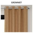 thumbnail image 4 of HPD Half Price Drapes Butterscotch Grommet Faux Linen Room Darkening Curtains for Bedroom & Living Room Curtains (1 Panel), Door & Window Curtains 120 inches long, 50W X 120L, 4 of 10