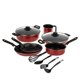 thumbnail image 3 of Batería de Cocina 12 Piezas Rojo Ekco con Antiadherente, 3 of 3