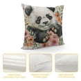 thumbnail image 4 of FUMJ Watercolor Panda Square Pillow Cover, Durable Throw Pillowcase for Bed Couch Sofa , Canvas Pillow for Couch Sofa Home Decor, 4 of 5