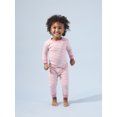 thumbnail image 4 of Little Star Organic Baby & Toddler Girl 4 Pc Long Sleeve & Long Pant Pajamas, Size 9 Months - 5T, 4 of 17