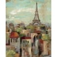 thumbnail image 3 of Vassileva, Silvia 12x14 Black Modern Framed Museum Art Print Titled - Spring in Paris II, 3 of 5