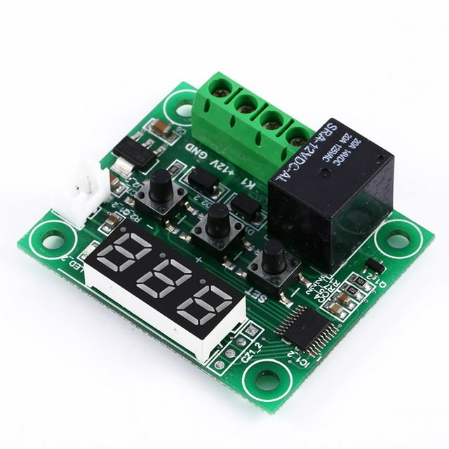 Controlador de temperatura digital, -50-110 °C 12V W1209 Interruptor de termostato digital Módulo de termostato V Rendimiento probado Jadeshay A