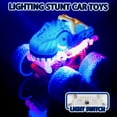 thumbnail image 4 of Camión de juguete TQBYNJ dinosaurio acrobático con luces LED y empuje por fricción, 4 of 7