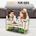 thumbnail image 6 of Turtle Aquarium Kit - New 2024 - Aquatic Turtle Tank with Filter and Light + Turtle Basking Platform, Small Turtle Tank for Baby & Juvenile Turtle, Perfect Turtle Starter Kit for Kids, 6 of 7