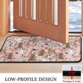 thumbnail image 3 of Poodle Dog and Flower Floral Door Rugs,Washable Non Slip Door Mats Indoor,Decorative Door Mats,Entry Mat Indoor for Entrance,Bedroom,Kitchen,Bathroom,30"x17", 3 of 6