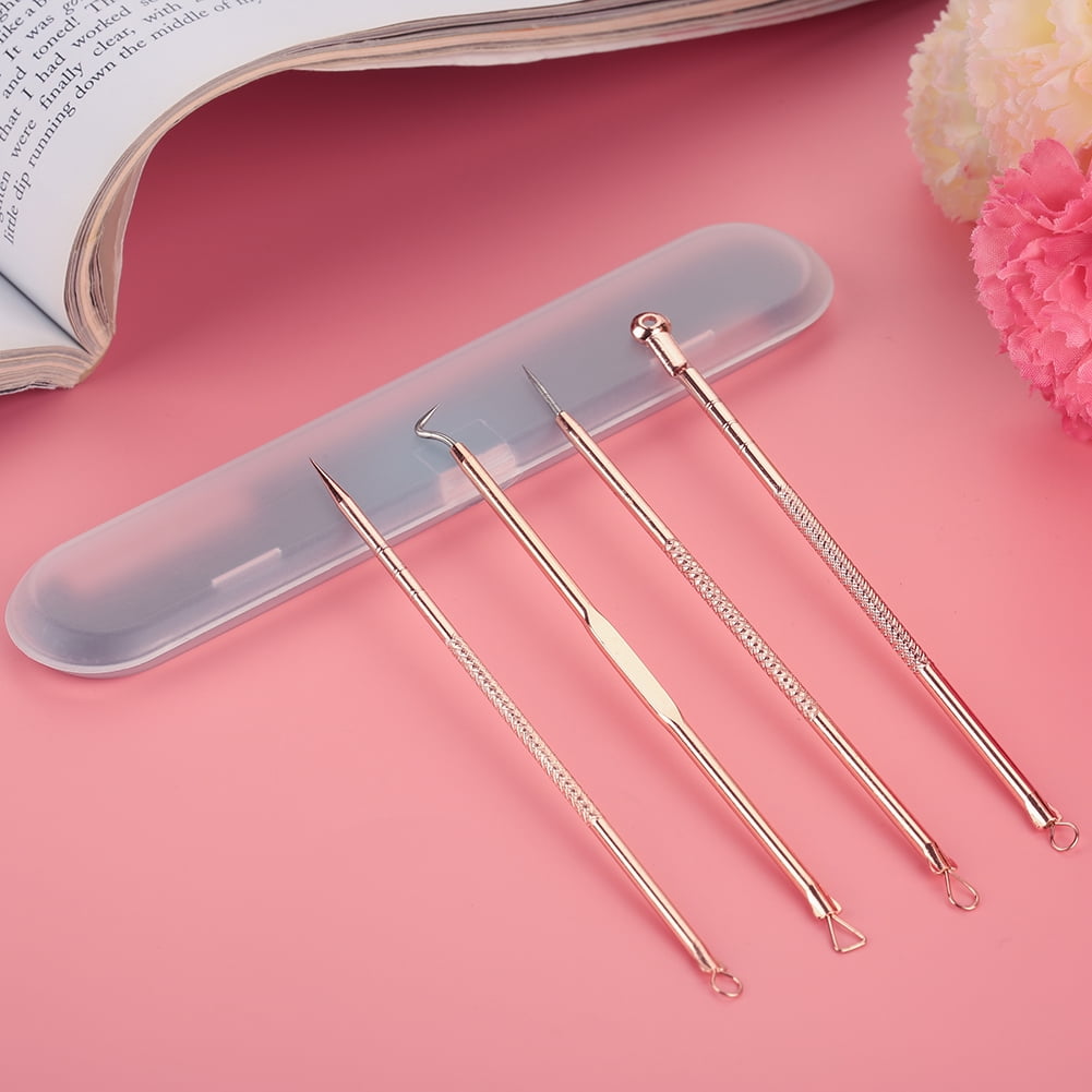 OTVIAP 4pcs Blackhead Removal Acne Extractor Blemish Pimple Remover