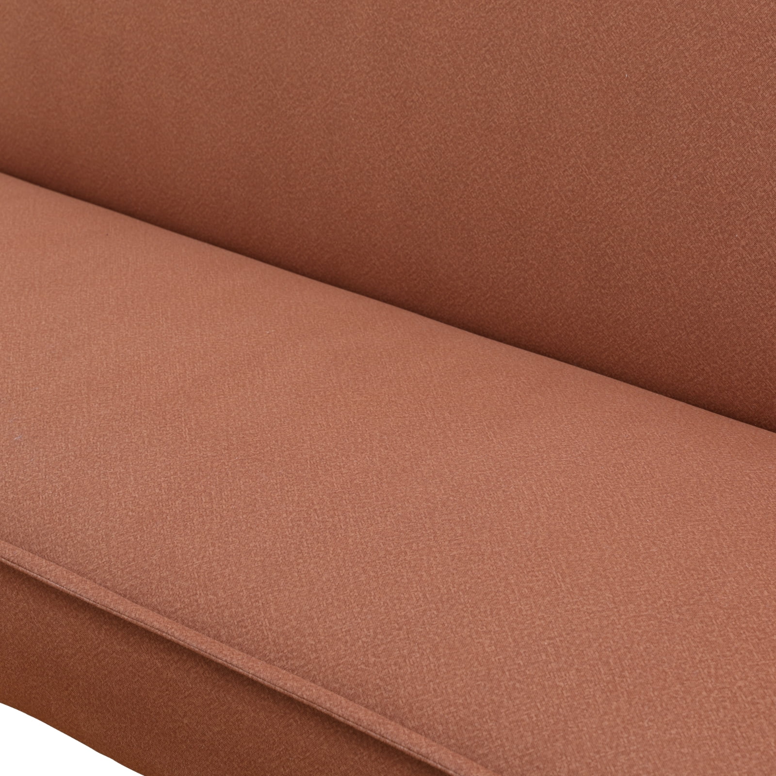 Convertible Sofa Couch Futon Bed Fannel Sleeper Sofa, Adjustable Futon Couch, Loveseat for Living Room,Light Brown