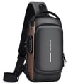thumbnail image 1 of Bolso bandolera Rcrirth antirrobo de piel sintética para hombre, 1 of 7
