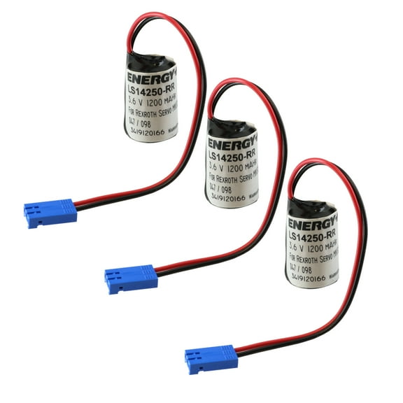 3x LS14250-RR 3.6V 1100mAh REXROTH Compatible with Battery R911277133 R911281394