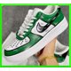 thumbnail image 1 of Custom Air Force 1 Genie Green White Special/Air Force 1 Custom Shoes NEW IN BOX, 1 of 5
