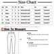 thumbnail image 3 of Pantalones largos informales rectos con fajas de Color liso para mujer a la moda Fridja  alkflakhf33980, 3 of 7