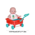 thumbnail image 3 of KOYPTL 6 Inch Mini Reborn Baby Doll Toy Set For Toddlers 1-3,Newborn Dolls Collection Includes Baby Doll And Cart,Play House Simulation Dolls Christmas Birthday Gift For Kids Boys Girls 3 4 5+, 3 of 6
