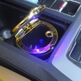 thumbnail image 1 of Cenicero para coche Cenicero para coche con tapa y luz LED Cenicero para coche, hogar y oficina, 1 of 9