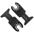 thumbnail image 2 of 1/2Pcs 45Mm Hcs Saw Blades Oscillating Blade Saw Blades Oscillating Multitool For Renovator Power Cutting Multimaster Tools Fine Tooth Smile Home, 2 of 7