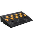 thumbnail image 1 of STAWAY Heavy Duty Rubber Curb Ramp 4.25" Rise, 15T Capacity, Non-Slip, Reflective, Ideal for Trucks, Wheelchairs, Cars - Durable Driveway Access, 1 of 8