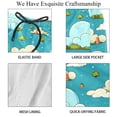 thumbnail image 4 of luoweisi Men's Beach Shorts Quick Dry Swim Trunks with Mesh Lining Clouds S, 4 of 5