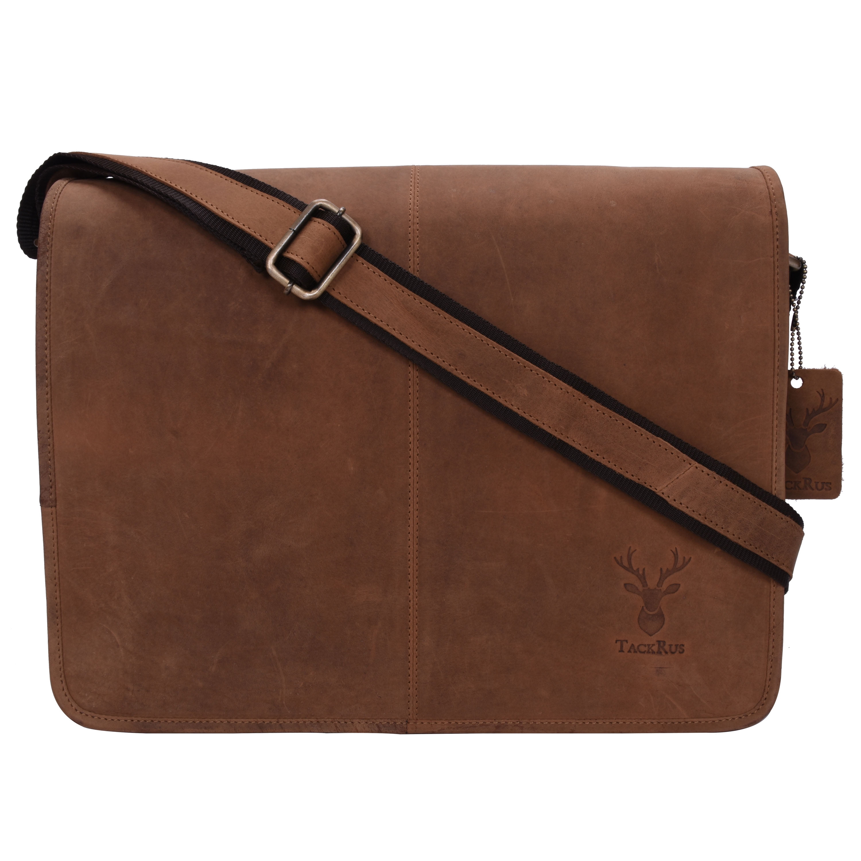 Visconti Tablet Friendly Veg Tan Buffalo Leather Messenger Shoulder Bag ML25