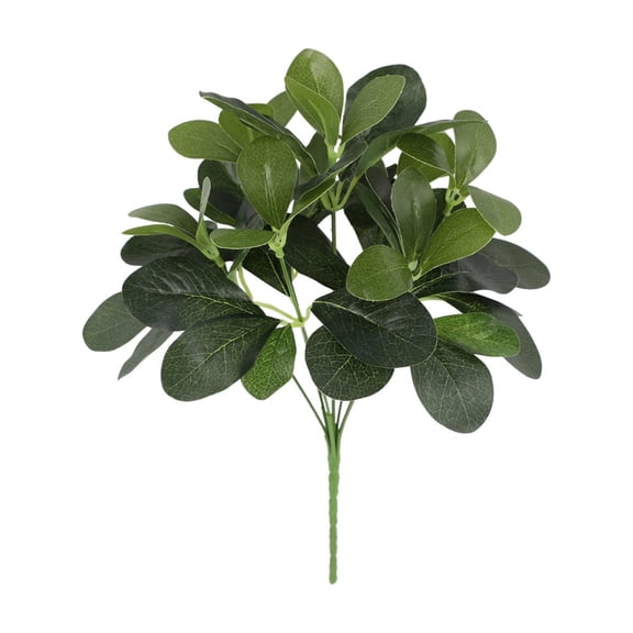 Rirozkan Artificial Green Plants, Faux Foliage Potted Arrangements, Fake Greenery Bouquets, Simulation Plants Set, for Home Living Room Decorative Landscaping