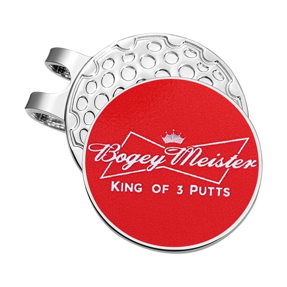 This Is Fine Dog Golf Ball Marker Magnetic Hat Clip Bowknot Accessories Jewelry Golf Cap Clip Supplies Gift for Golfer Friend MJ374