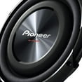 thumbnail image 2 of Pioneer 10 Inch 1200 Watt Max Shallow Mount Car Subwoofer, 300 Watts RMS, MICA Resin, 2 of 5