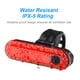 thumbnail image 2 of Paquete de 2 luces traseras para bicicleta de montaña, luces traseras recargables USB ultrabrillantes, Led alto blanco, 2 of 14