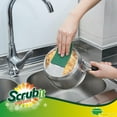 thumbnail image 4 of SCRUBIT Scouring Pads, Non-Scratch Kitchen Sponges for Cleaning Dishes, Green, 100 Pack, 4 of 6