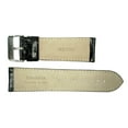 thumbnail image 2 of 24mm Black Polished Genuine Crocodile Watch Strap, 2 of 2