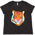 thumbnail image 3 of Inktastic Tiger Head Women's Plus Size T-Shirt, 3 of 5