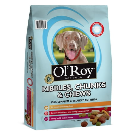 Ol'Roy Croquettes, Chunks & Chews Dog Food 40lbs