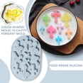 thumbnail image 3 of Fondant Molde de silicona Candy Chocolate Galletas Postre Reutilizable Molde Epoxy Resina Artesanía Moldes Panadería Accesorio Cocina Gadget Azul Methold HA010093-02, 3 of 6