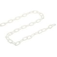 thumbnail image 5 of Uxcell 0.2" Diameter 16Ft Length Plastic Chain Barrier Safety Link Chain Stanchion for Crowd Control, White, 5 of 6