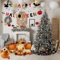 thumbnail image 4 of Falda de árbol de festival, diseño de calavera de calabaza fantasma, para vacaciones, Navidad, fiesta, decoración de patio, adornos de 36 pulgadas, 4 of 5