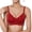 Red, variant on Seamless Bras for Women No Underwire Full Coverage Comfortable Everyday Bra Supportive Push up Wireless Bralette Red L