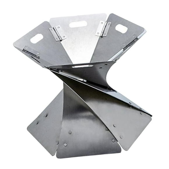 S SERENABLE Wood Burning Stove Foldable Lightweight Tent Heater Camping Stove for Hiking