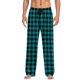 thumbnail image 4 of Pantalones de pijama largos para hombre, informales, con estampado a cuadros, holgados, deportivos, elásticos, rectos, vintage, con bolsillos, 4 of 6