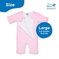 thumbnail image 3 of Pijama de sueño para bebé Magic Sleepsuit talla grande 18-21 lb, rosa, 3 of 7