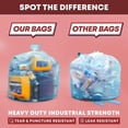 thumbnail image 7 of Clear 6-10 Gallon Trash Bags – Bulk 1040 Count – 8 Gallon Garbage Bags on Roll – Unscented Waste Basket Liners, Office Trash Can Liners for Home, Bathroom, Commercial, Janitorial, Industrial Use, 7 of 7