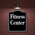 thumbnail image 2 of Fitness Center BLACK Aluminum Composite Sign, 8.5"x10", 2 of 9