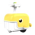 thumbnail image 3 of Juguete de coche de empuje y avance Ballena de empuje y avance Desarrollo cognitivo Fomenta la imaginación Amarillo, 3 of 9